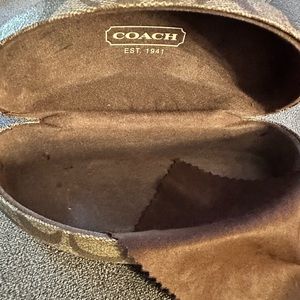 Coach signature hard shell sunglasses case